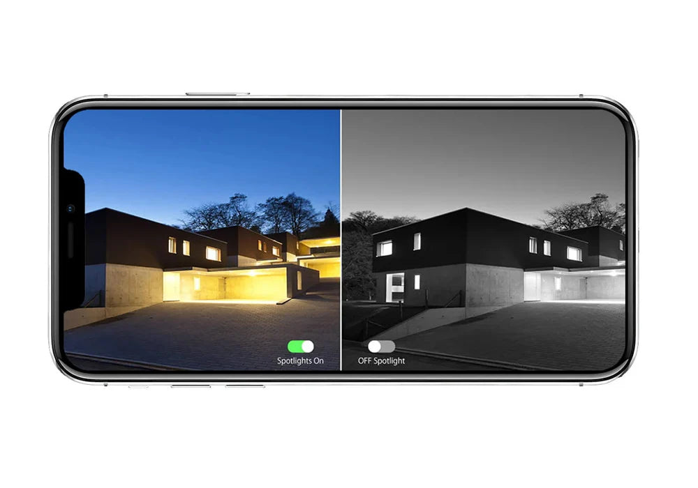 Xiaovv camera 8MP 4K wifi camera dual lens wireless outdoor monitoring AI human detection security IP automatic tracking camera