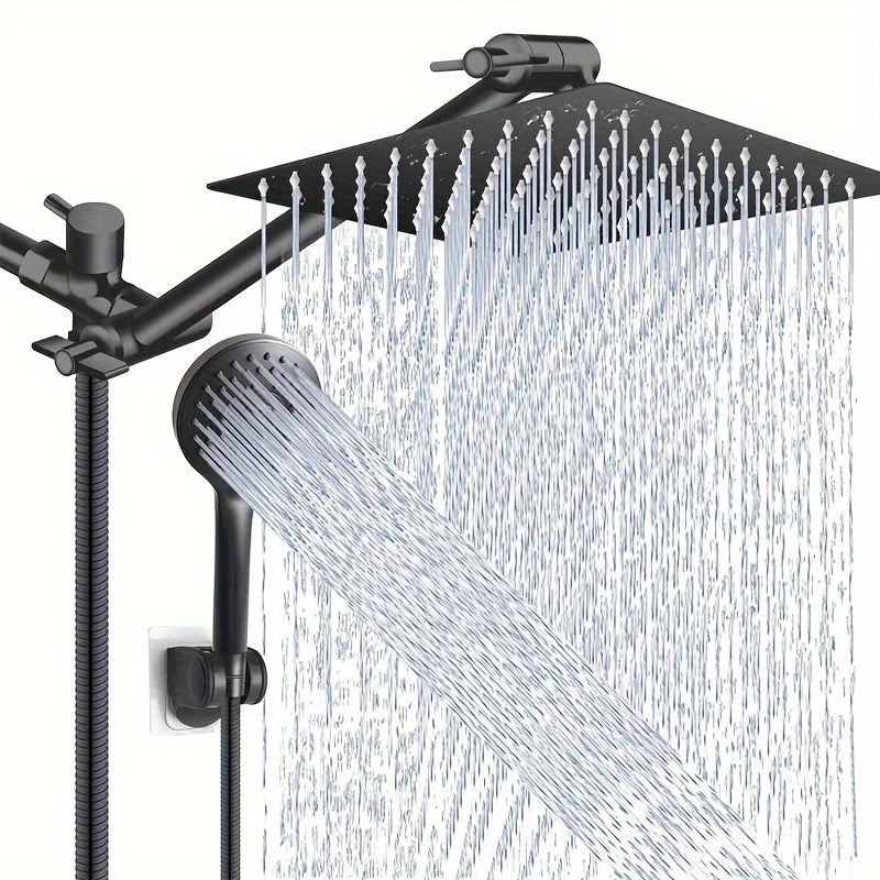 12 Inch Rain Shower Head And Handheld Water Saving System