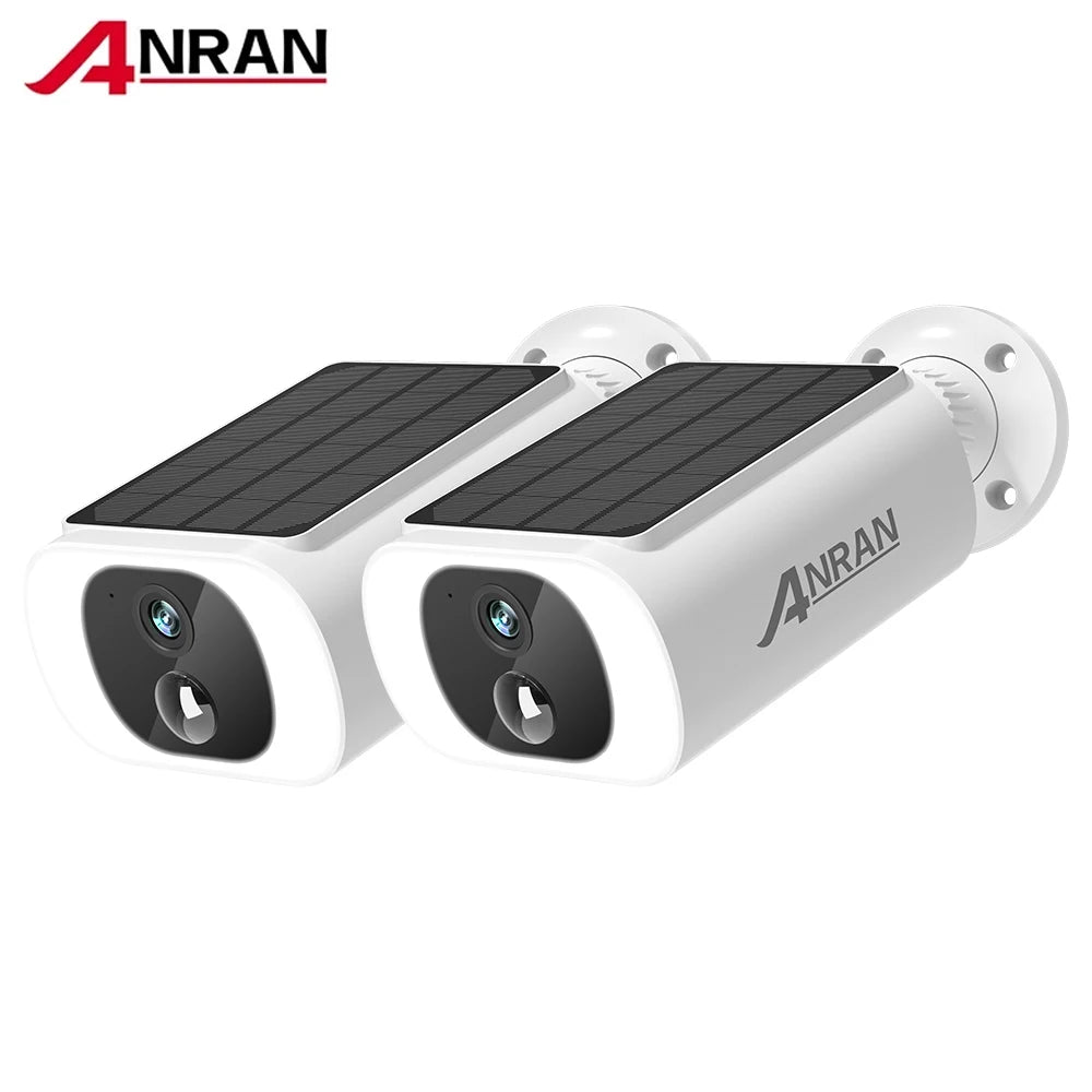 ANRAN Outdoor Solar Wireless Security Camera 3MP Floodlight