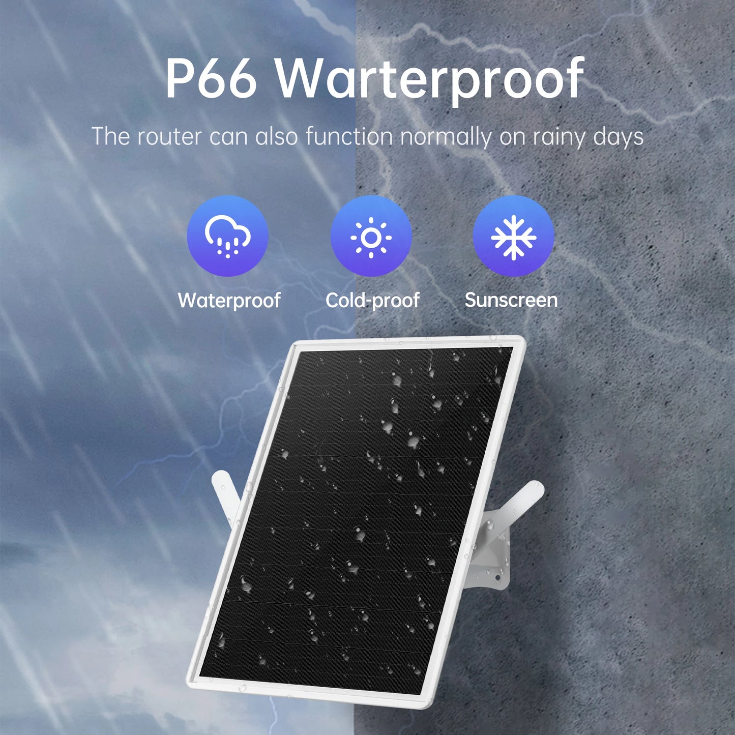 IP66 Waterproof Outdoor Solar Powered 4G SIM Card WIFI Router Ultra Long Standby 7 Days Portable 15W 25000mh for Mobile Device