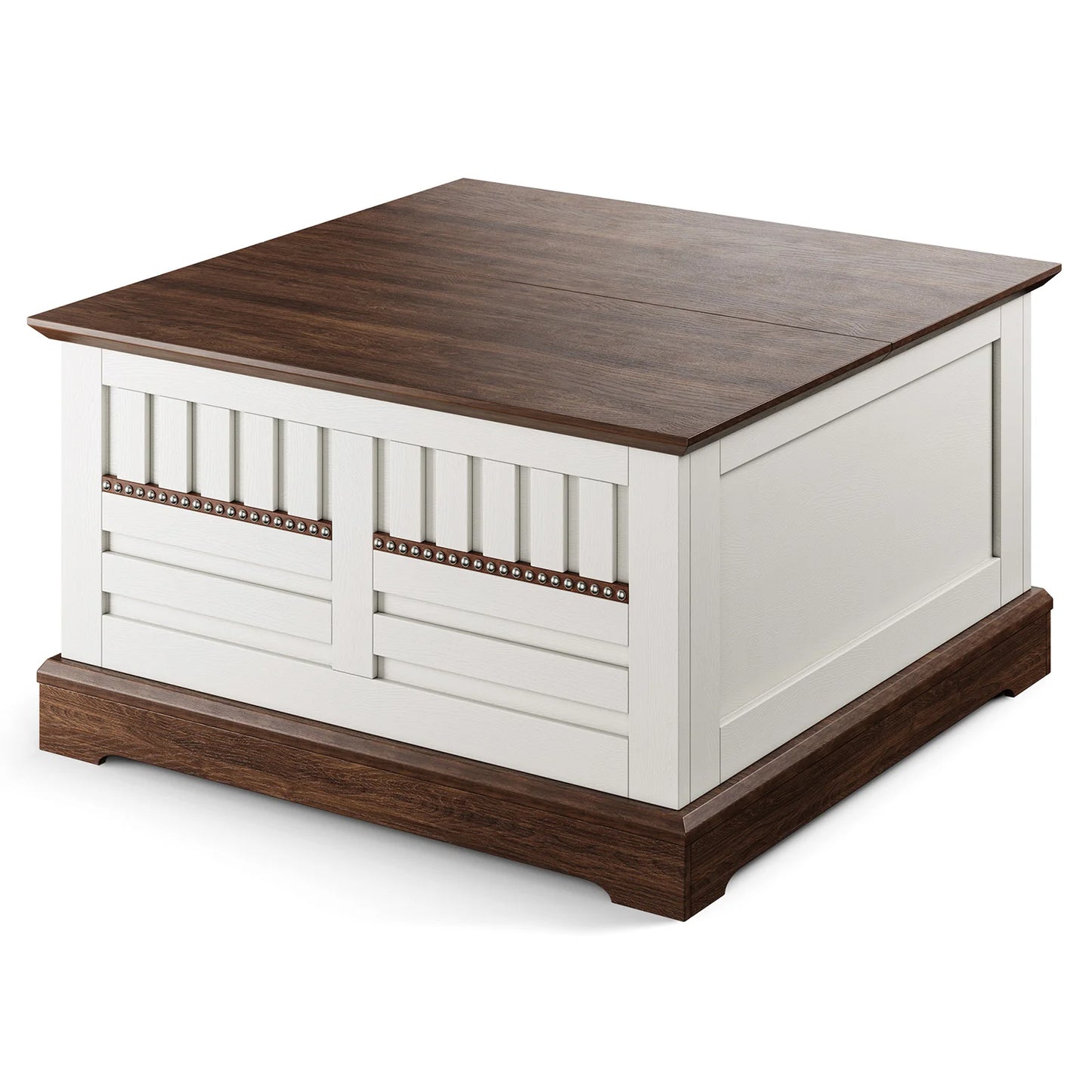 31.5" Farmhouse Lift Top Coffee Table with Large Hidden Storage Compartment for Living Room