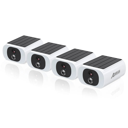 ANRAN Outdoor Solar Wireless Security Camera 3MP Floodlight