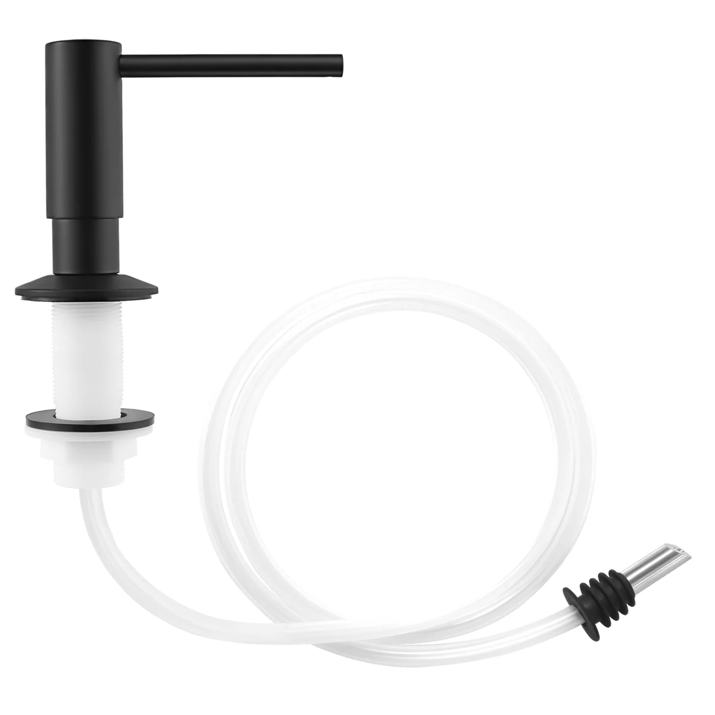 Samodra liquid Soap Dispenser With Extension Tube Kit Brass Pump Head For Kitchen Sink Bathroom