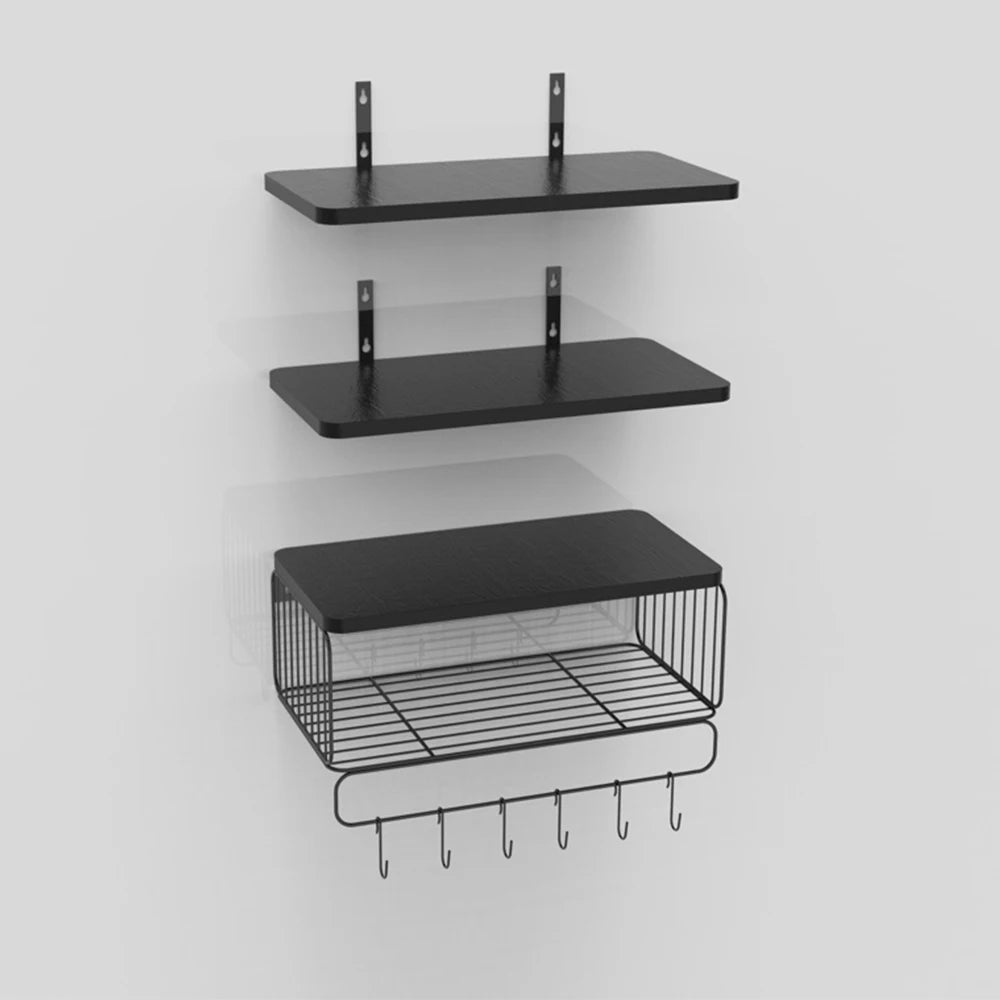 Wall Mounted Floating Shelves 3 Wood Bathroom Shelves Farmhouse Floating Shelf