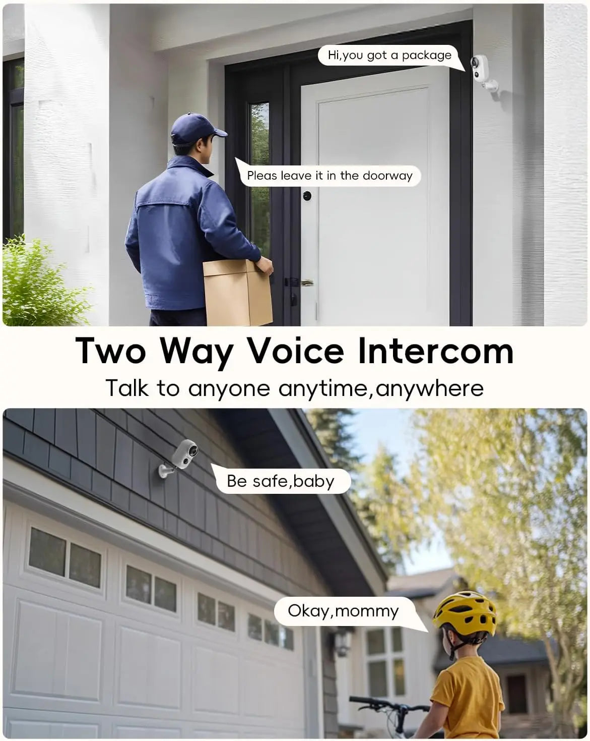ZUMIMALL APP F5 Security Cameras Wireless Outdoor with Magnetic Mount