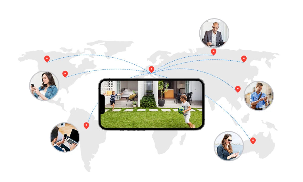 H View 8CH 5MP Wireless Security Camera System NVR Kit