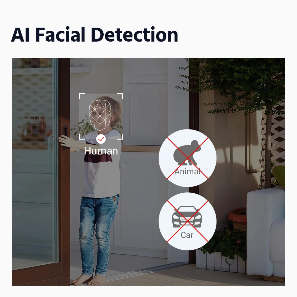 ANNKE 4MP PTZ IP Camera With 4X Optical Zoom AI Detection