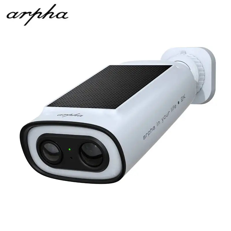 Arpha K06 SoloCam Outdoor Solar 2K WiFi Camera With PIR