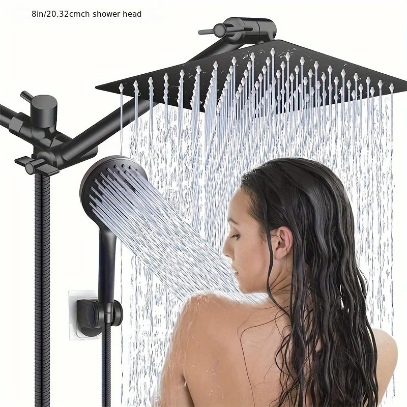 12 Inch Rain Shower Head And Handheld Water Saving System
