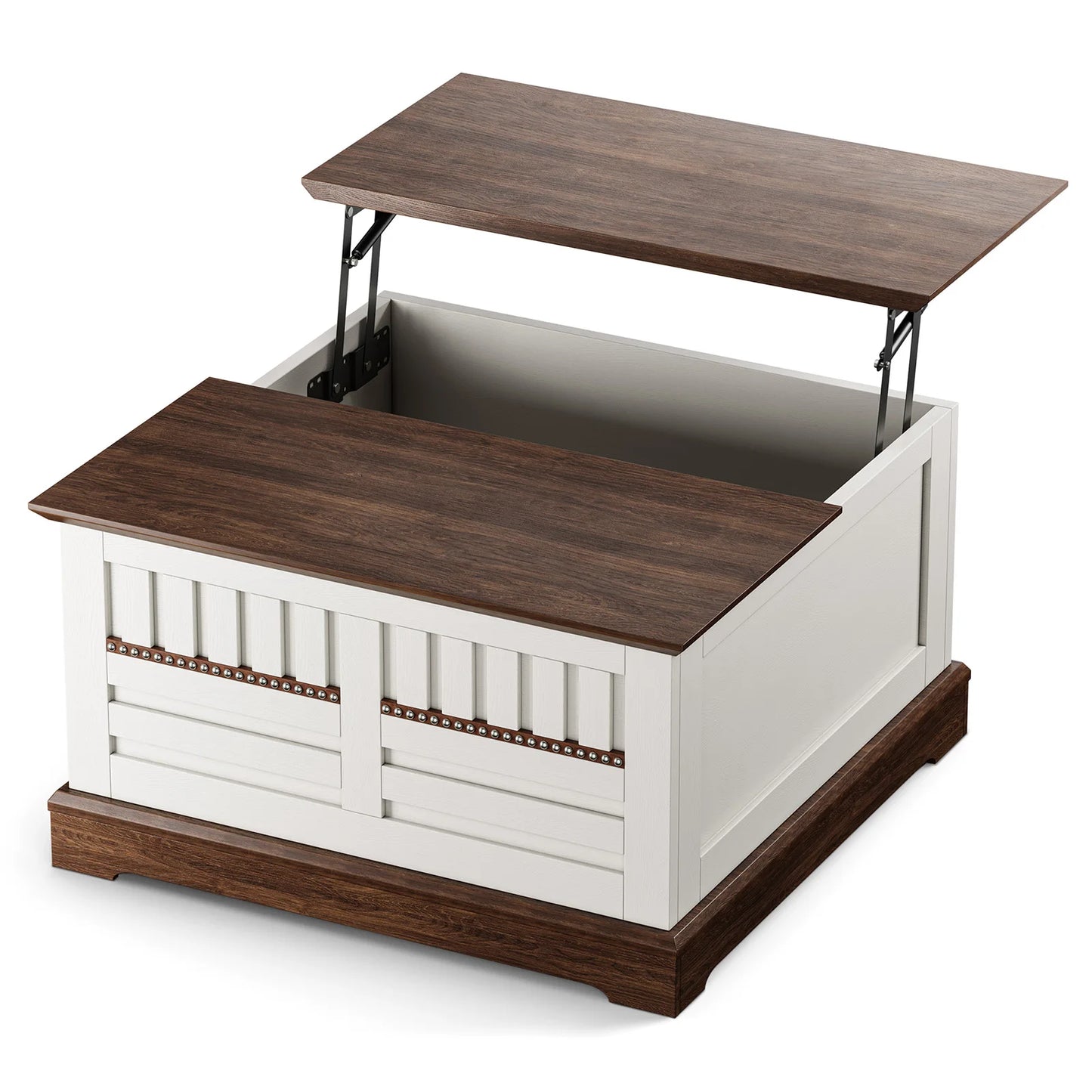 31.5" Farmhouse Lift Top Coffee Table with Large Hidden Storage Compartment for Living Room
