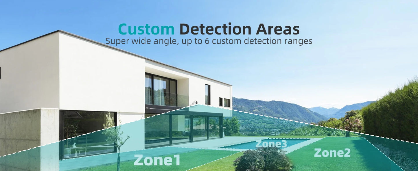 ZUMIMALL APP F5 Security Cameras Wireless Outdoor with Magnetic Mount