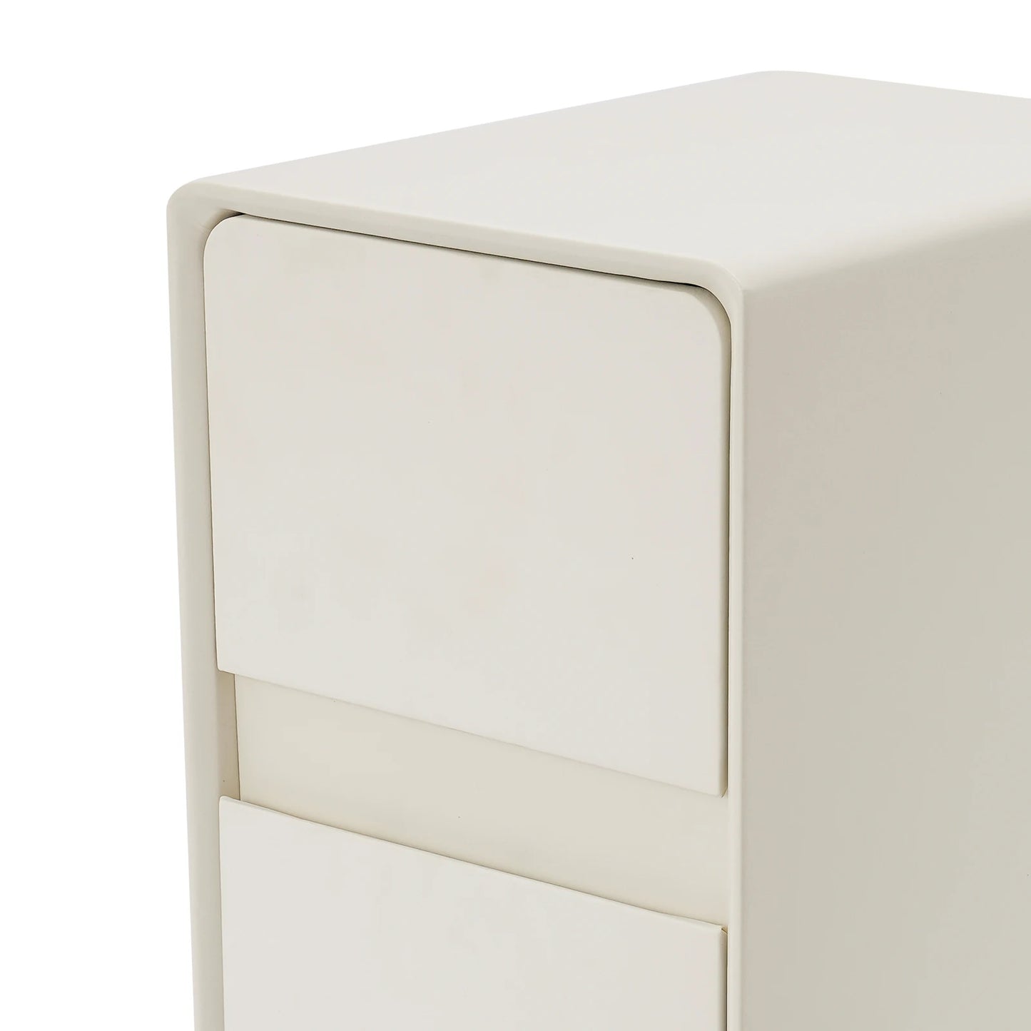 2 Drawers Narrow Nightstand Bedside Table with Modern Couch Sofa Side Table Storage Cabinet for Bedroom Living Room Home Decor