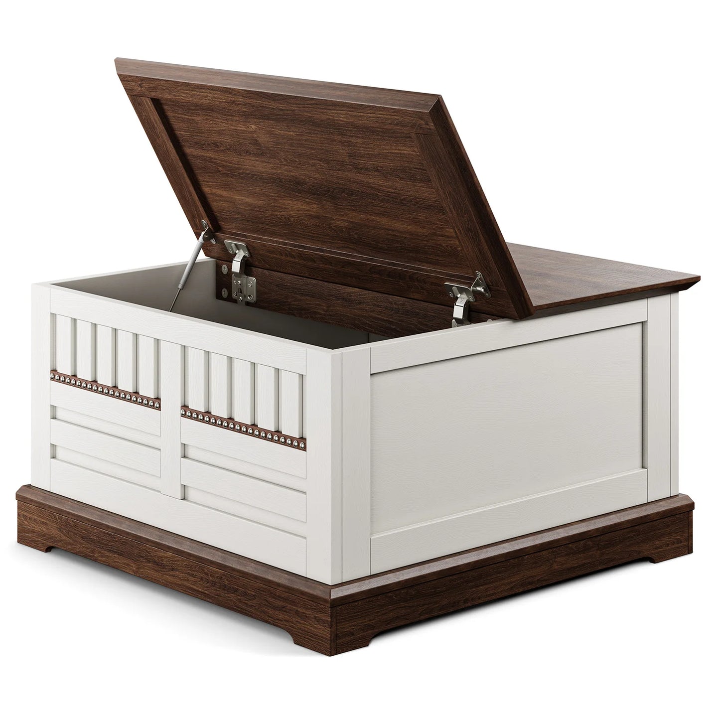 31.5" Farmhouse Lift Top Coffee Table with Large Hidden Storage Compartment for Living Room