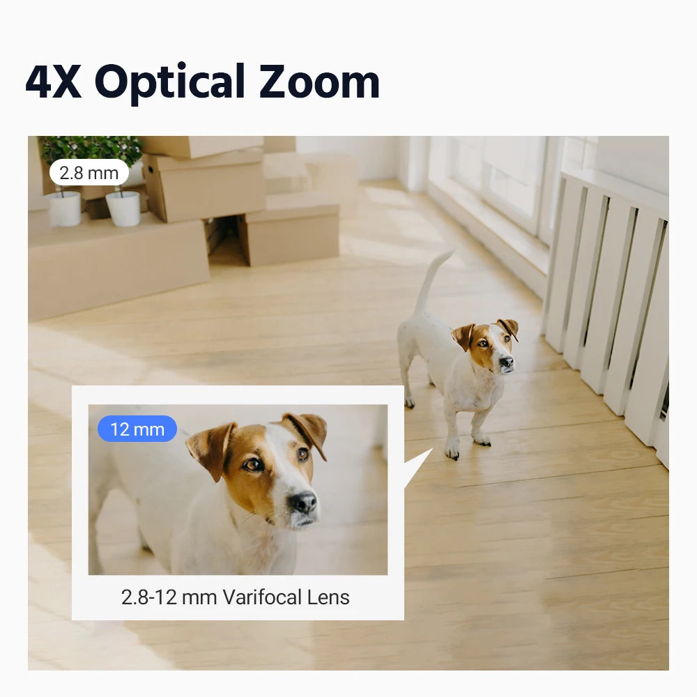 ANNKE 4MP PTZ IP Camera With 4X Optical Zoom AI Detection