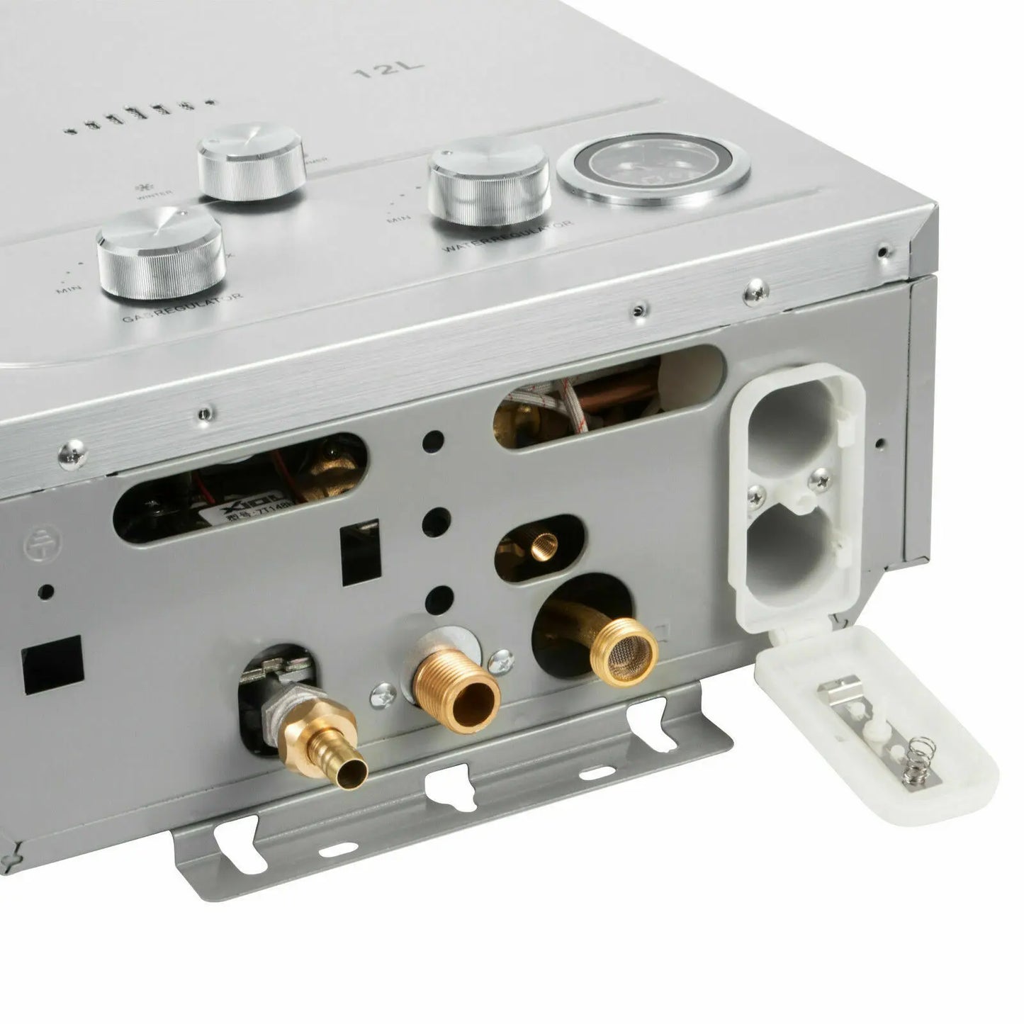 18L Hot Water Heater Propane Gas LPG/LNG On-Demand Tankless Water Heater Digital Home Bathroom Shower Head Instant Boil