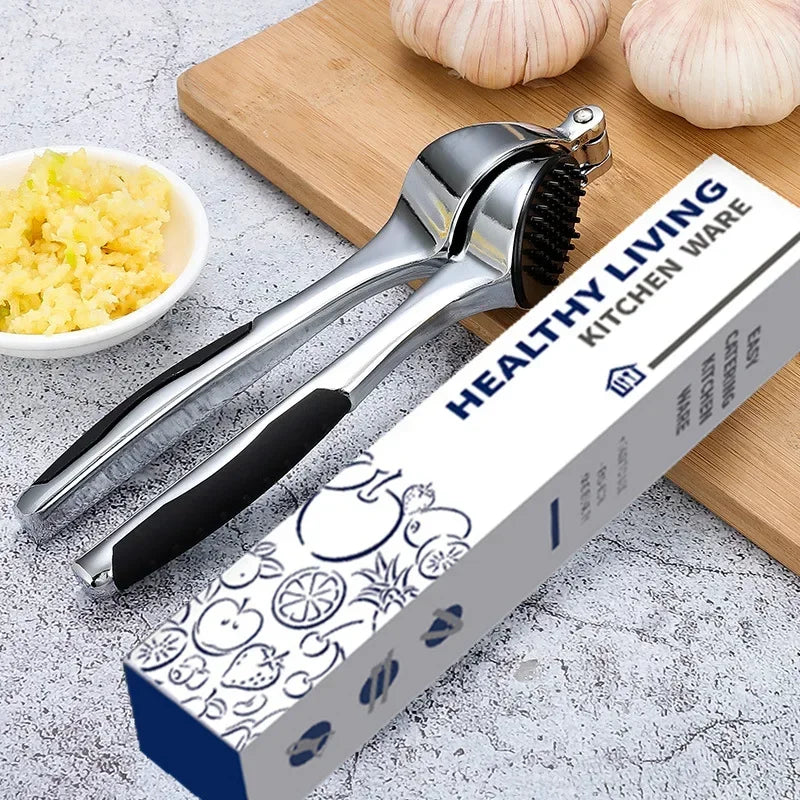 Steel Manual Stainless Mashed Garlic Novel Household Garlic Tools Kitchen Artifact