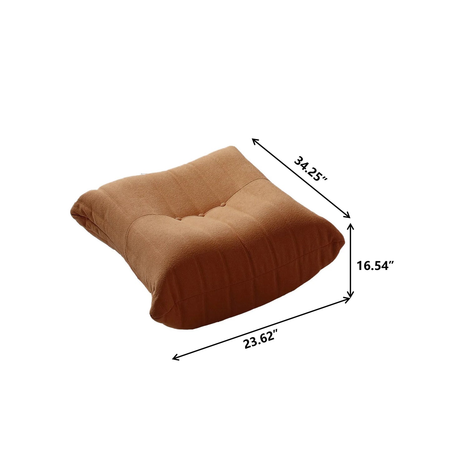 Teddy Fabric Bean Bag Sofas Comfy Lazy Floor Sofa Couch Soft Lounge Chairs Foam-Filled Accent Chair
