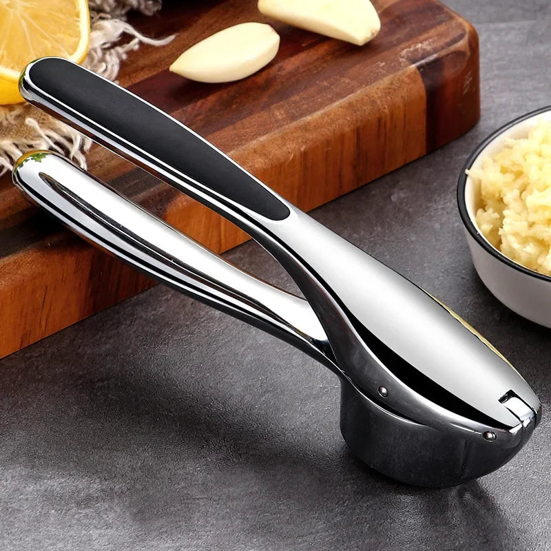 Steel Manual Stainless Mashed Garlic Novel Household Garlic Tools Kitchen Artifact