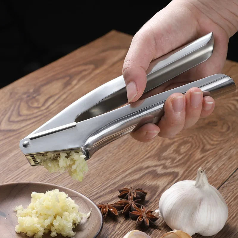 Steel Manual Stainless Mashed Garlic Novel Household Garlic Tools Kitchen Artifact