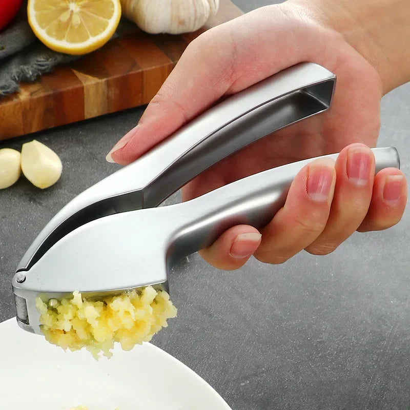 Steel Manual Stainless Mashed Garlic Novel Household Garlic Tools Kitchen Artifact